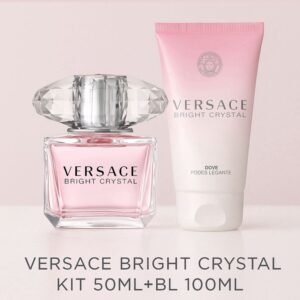 VERSACE BRIGHT CRYSTAL - KIT EDT 50ML + LOÇÃO 100ML